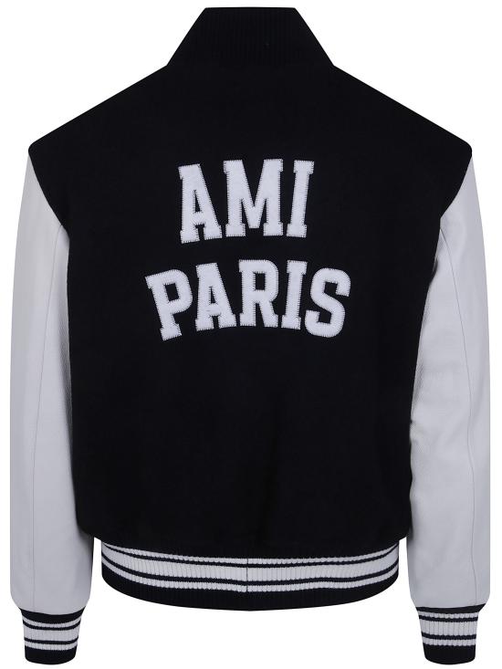 26FW 아미 봄버 자켓 HJK941 WV0078 001 BLACK - AMI