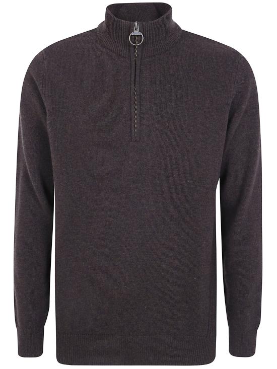 26FW 바버 집업 니트 MKN0837 MKN 099 BR17 DARK OAK