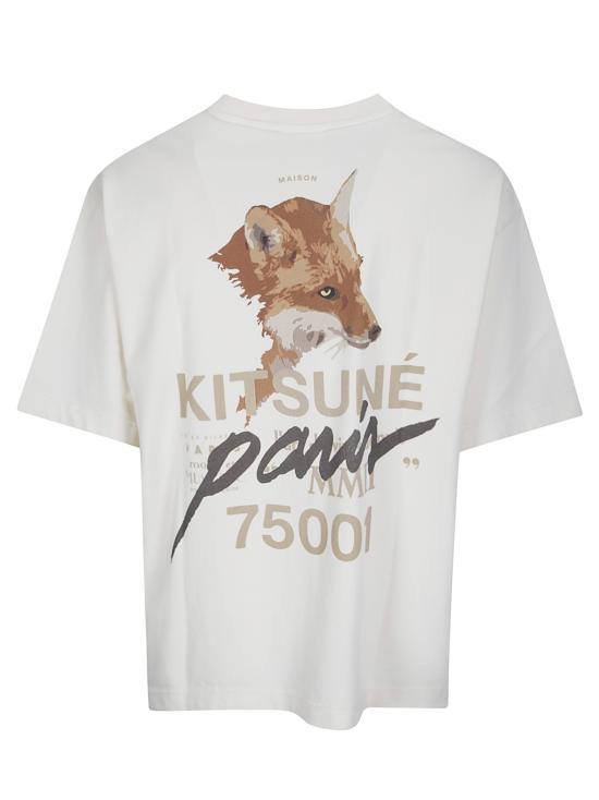 26FW 메종키츠네 반팔 티셔츠 MQMJT00KJ0119 0063 NOBLE BEIGE - MAISON KITSUNE