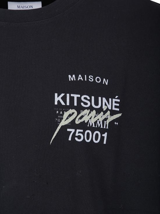 26FW 메종키츠네 반팔 티셔츠 MQMJT02KJ0119 P199 BLACK - MAISON KITSUNE