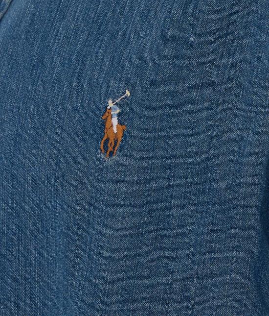 26FW 폴로 랄프로렌 포니로고 자수 데님 셔츠 710792043001 DENIM BLUE - POLO RALPH LAUREN