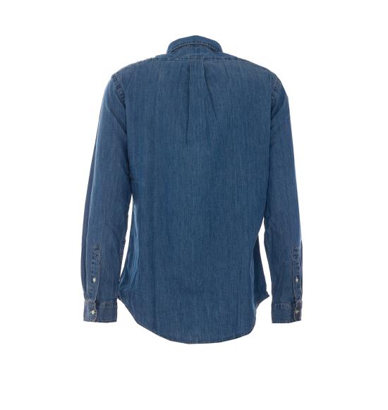 26FW 폴로 랄프로렌 포니로고 자수 데님 셔츠 710792043001 DENIM BLUE - POLO RALPH LAUREN