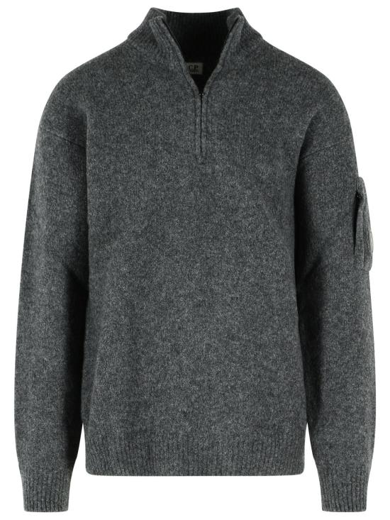 26FW 씨피 컴퍼니 집업 니트 21CMKN263A 110509A985 Grey