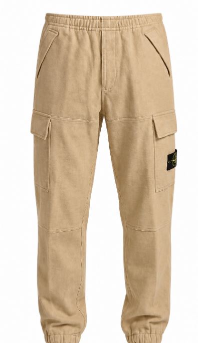 26FW 스톤 아일랜드 루즈 핏 엘라스틱 커프스 조거팬츠 L2S153100050 S0451V0094 BISCUIT