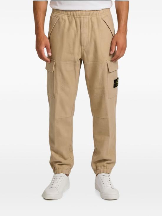26FW 스톤 아일랜드 루즈 핏 엘라스틱 커프스 조거팬츠 L2S153100050 S0451V0094 BISCUIT - STONE ISLAND