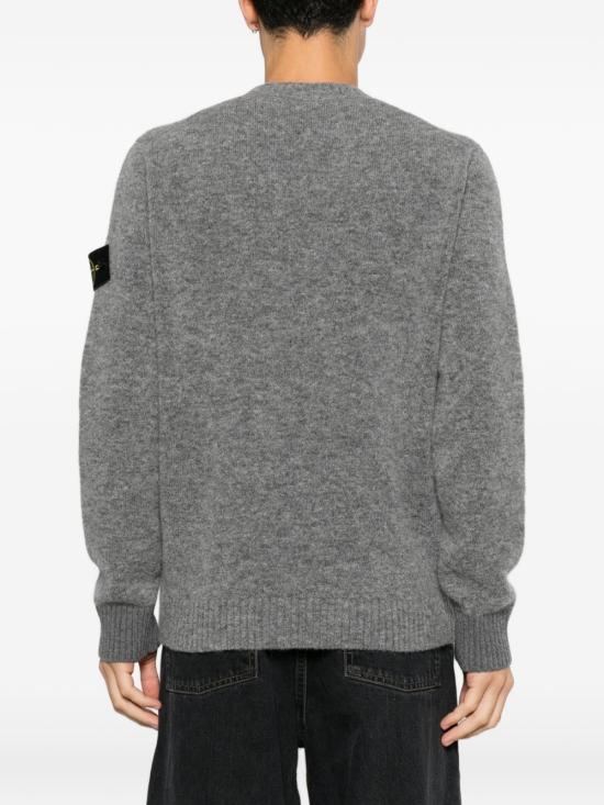 26FW 스톤 아일랜드 스웨터 L2S155100050 S0N22V0M60 GREY MELANGE - STONE ISLAND
