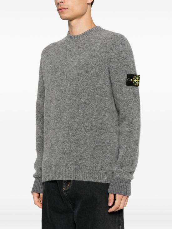 26FW 스톤 아일랜드 스웨터 L2S155100050 S0N22V0M60 GREY MELANGE - STONE ISLAND