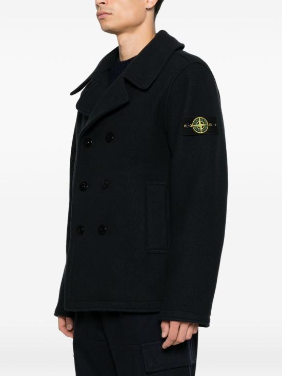 26FW 스톤 아일랜드 더블 브레스티드 피코트 더블 브레스티드 피코트 L2S154100040 S0453V0020 - STONE ISLAND