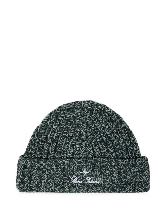26FW 스톤 아일랜드 비니 L2S15N100001 S0N16V0M5S DARK GREEN MELANGE - STONE ISLAND