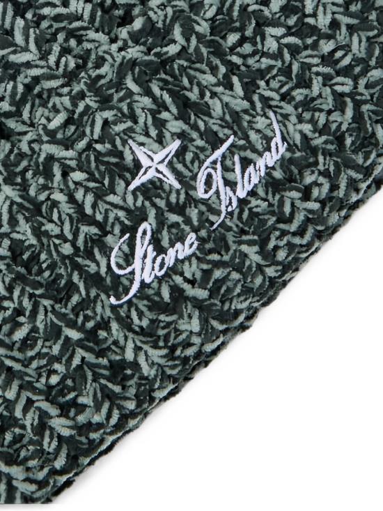 26FW 스톤 아일랜드 비니 L2S15N100001 S0N16V0M5S DARK GREEN MELANGE - STONE ISLAND