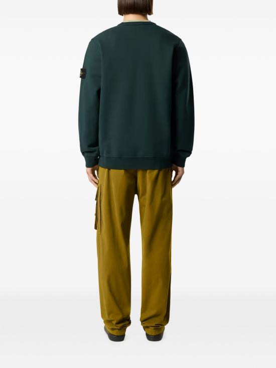 26FW 스톤 아일랜드 60120 코튼 플리스 스웨트셔츠 L2S156100049 S0A20V005S DARK GREEN - STONE ISLAND