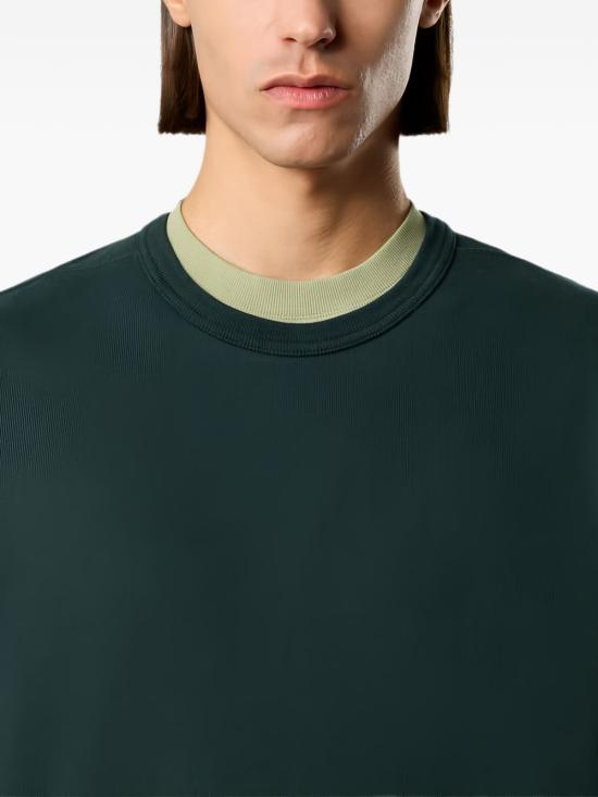 26FW 스톤 아일랜드 60120 코튼 플리스 스웨트셔츠 L2S156100049 S0A20V005S DARK GREEN - STONE ISLAND