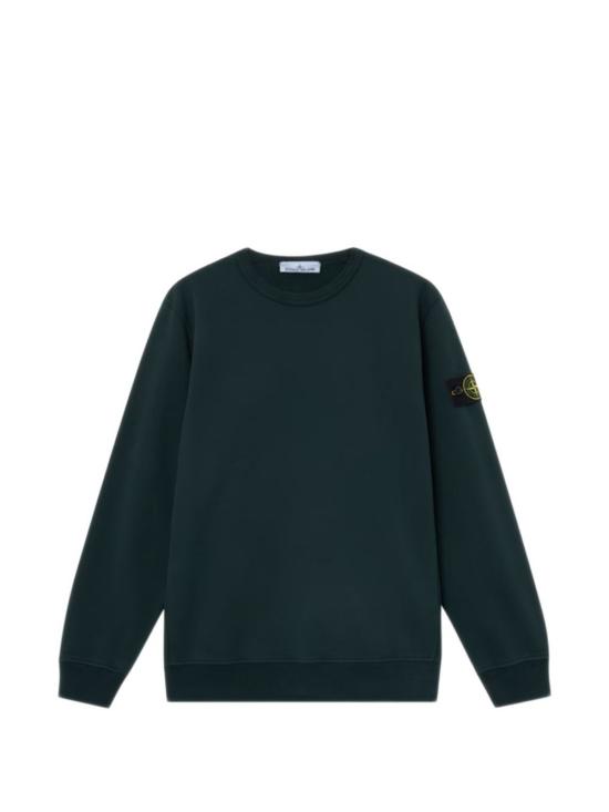 26FW 스톤 아일랜드 60120 코튼 플리스 스웨트셔츠 L2S156100049 S0A20V005S DARK GREEN
