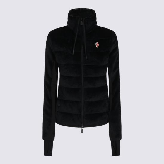 26FW 몽클레어 패디드 집업 스웨터 L20988G00010 809EG999 BLACK