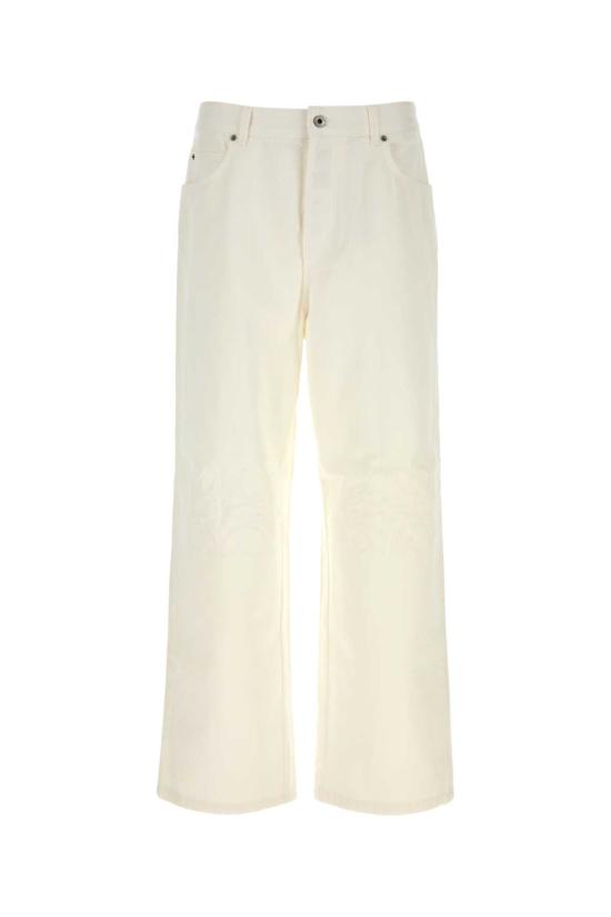 26FW 로에베 데님 팬츠 H526Y11WAT WHITE