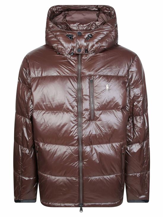 26FW 폴로 랄프로렌 고햄 글로시 다운 자켓 710968281500 NUTMEGBROWNGLOSSY MARRONE