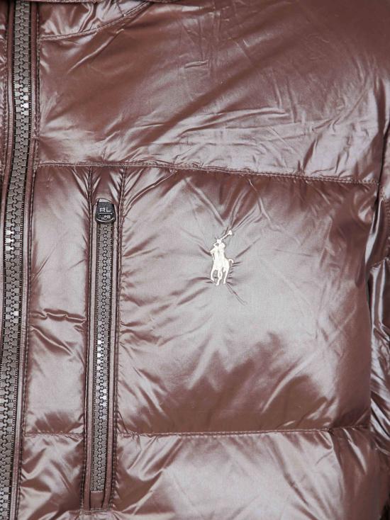 26FW 폴로 랄프로렌 고햄 글로시 다운 자켓 710968281500 NUTMEGBROWNGLOSSY MARRONE - POLO RALPH LAUREN