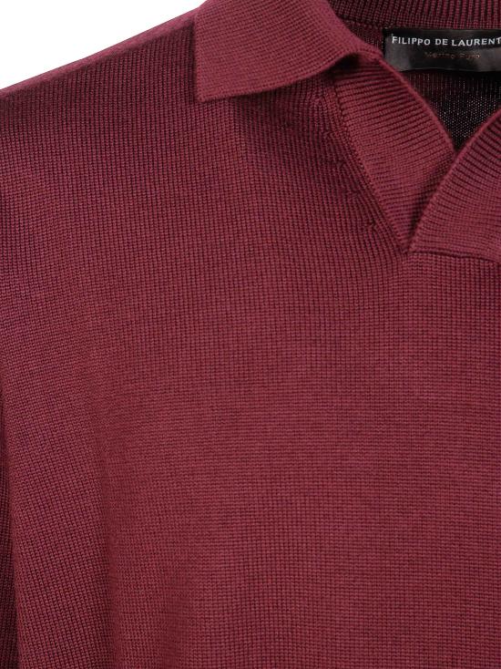 26FW 필리포 드 로렌티스 폴로 티셔츠 PL3MLSKWM8R 360 ROSSO - FILIPPO DE LAURENTIIS