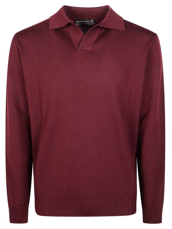 26FW 필리포 드 로렌티스 폴로 티셔츠 PL3MLSKWM8R 360 ROSSO