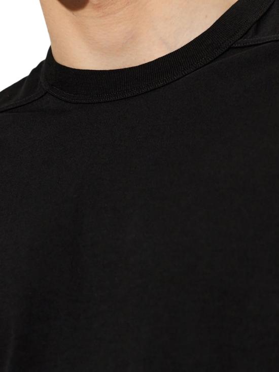 26FW 릭 오웬스 반팔 티셔츠 RU02F4265 JA09 BLACK - RICK OWENS