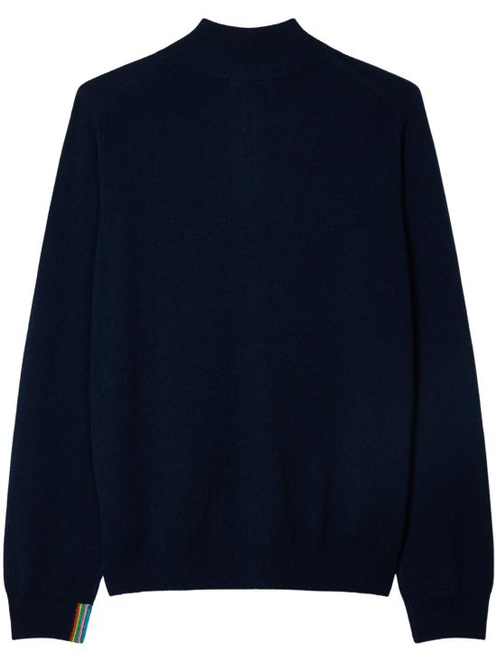 26FW 폴 스미스 집업 니트 M1RA007 W02497049 NAVY - PAUL SMITH
