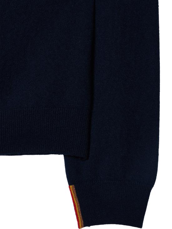 26FW 폴 스미스 집업 니트 M1RA007 W02497049 NAVY - PAUL SMITH