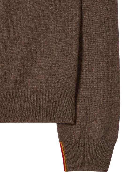 26FW 폴 스미스 집업 니트 M1RA007 W0249766 BROWN - PAUL SMITH