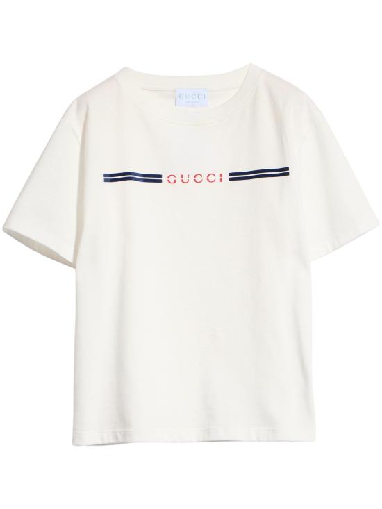 26FW [키즈] 구찌 티셔츠 575114 XJHXI9214 WHITE