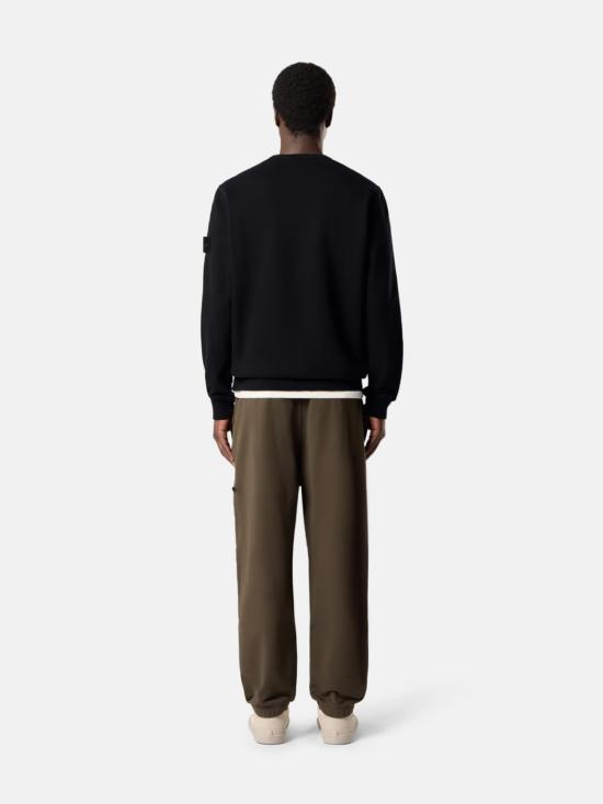 26FW 스톤 아일랜드 60120 코튼 플리스 스웨트셔츠 L2S156100049S0A20 V0029 BLACK - STONE ISLAND