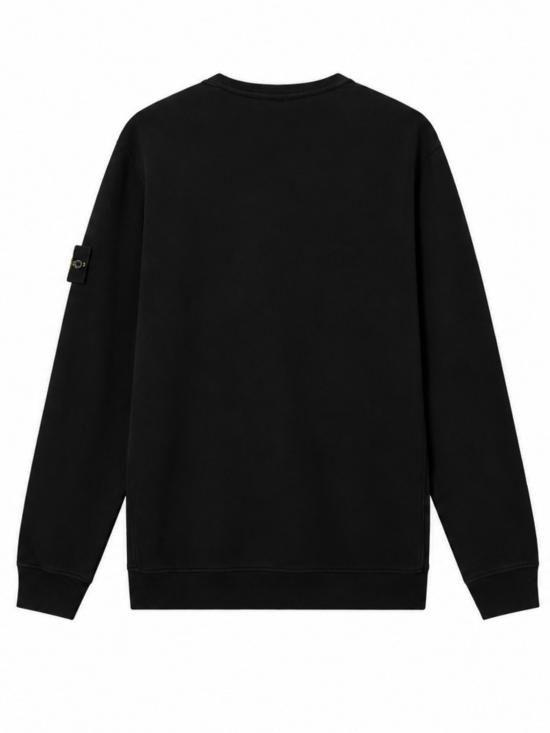 26FW 스톤 아일랜드 60120 코튼 플리스 스웨트셔츠 L2S156100049S0A20 V0029 BLACK - STONE ISLAND
