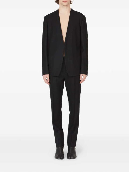26FW 마르지엘라 스트레이트 팬츠 S50KA0729S47782 900 BLACK - MAISON MARGIELA