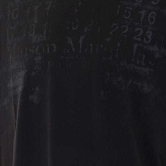 26FW 마르지엘라 뉴메릭 로고 오버사이즈 코튼 티셔츠 S50GC0737 S24607855 BLACK - MAISON MARGIELA