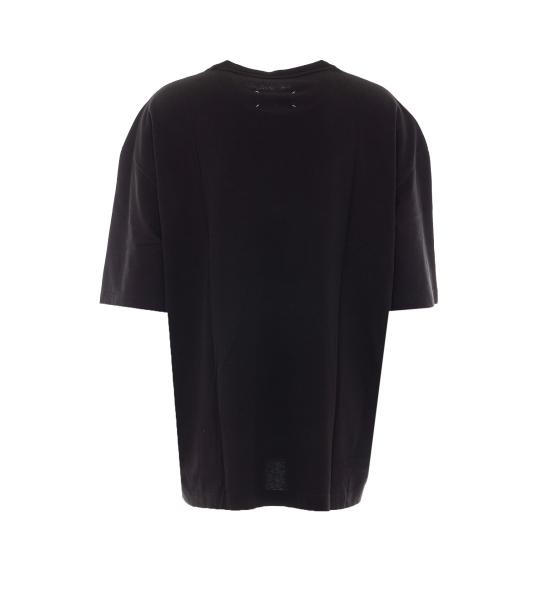 26FW 마르지엘라 뉴메릭 로고 오버사이즈 코튼 티셔츠 S50GC0737 S24607855 BLACK - MAISON MARGIELA