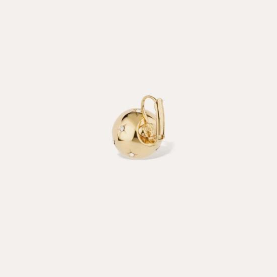  가스 비쥬 이어링 라지 코멧 라인스톤 귀걸이 골드 - GAS BIJOUX