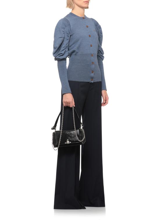 26FW 비비안웨스트우드 엘리 울 가디건 1803005B Y005EK409 BLUE - VIVIENNE WESTWOOD