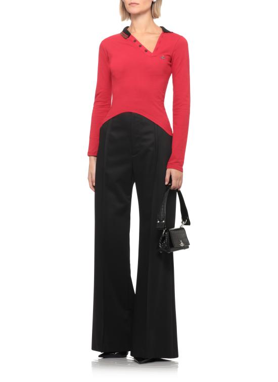 26FW 비비안웨스트우드 폴로 티셔츠 1H010007 J00AUH401 RED - VIVIENNE WESTWOOD