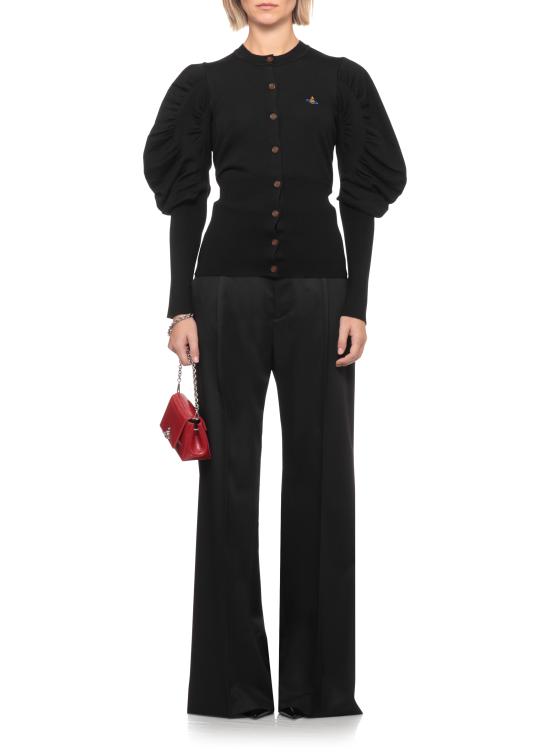 26FW 비비안웨스트우드 엘리 울 가디건 1803005B Y005EN401 BLACK - VIVIENNE WESTWOOD
