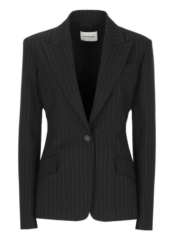 26FW 안다마네 수트 자켓 T203029B TNW069833 BLACK