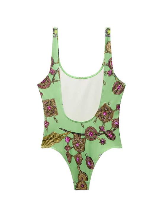 26FW 베르사체 비치웨어 10261891A18764 5GE70 PISTACHIO AZUR GOLD - VERSACE