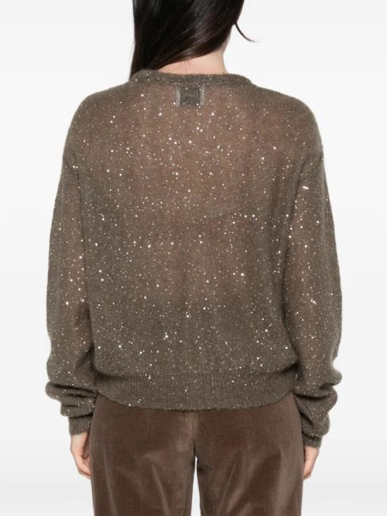 26FW 누드 스웨터 1101W26153 234 DARK GREEN - NUDE