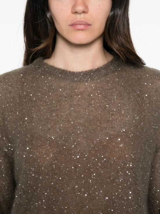 26FW 누드 스웨터 1101W26153 234 DARK GREEN - NUDE