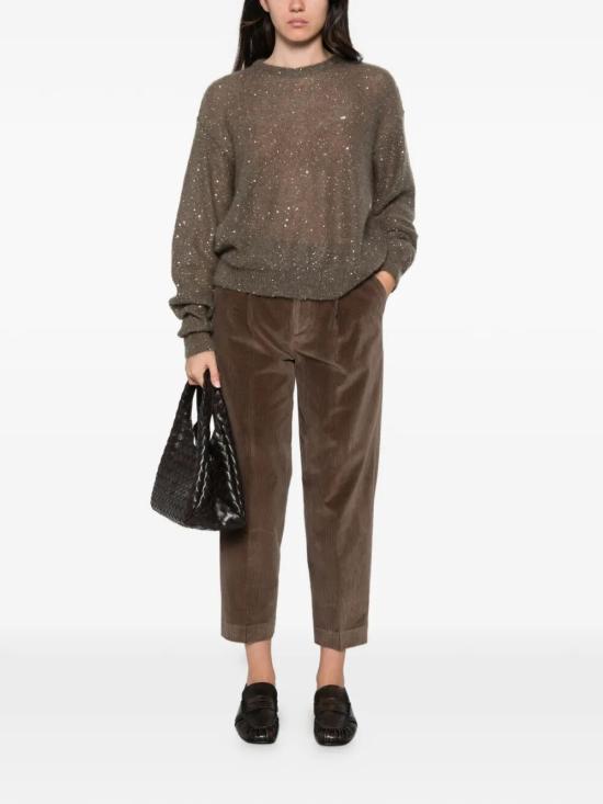 26FW 누드 스웨터 1101W26153 234 DARK GREEN - NUDE