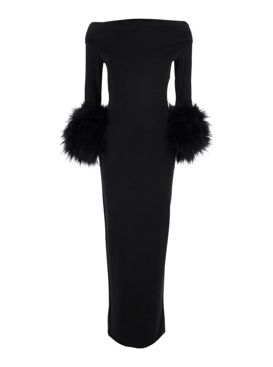 26FW 안다마네 롱 원피스 TM200136ATJP185999 Black