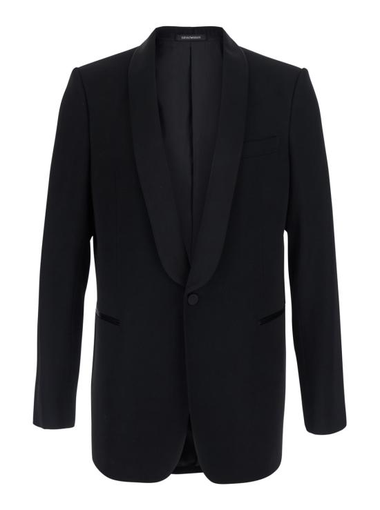 26FW 엠포리오 아르마니 수트 자켓 EM008288TE24602UC001 Black