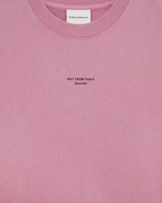 26FW 드롤드무슈 긴팔 티셔츠 SW148 CO127 PINK - DROLE DE MONSIEUR