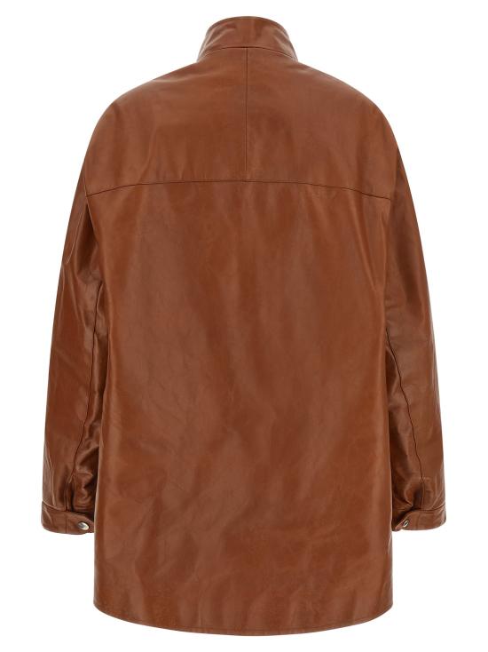 26SS 프라다 코트 PR333654BM BROWN - PRADA