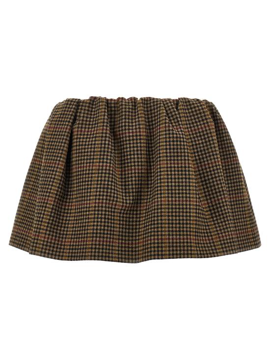 26SS 미우미우 스커트 MI325571BM BROWN - MIU MIU