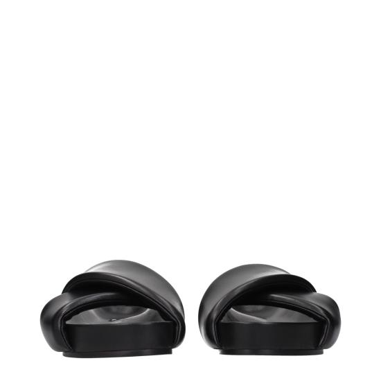 질샌더 뮬/슬리퍼 JI15674100154633BT BLACK - JIL SANDER