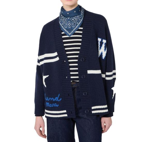  막스마라 가디건 MA 9335215161556 NAVY - MAX MARA