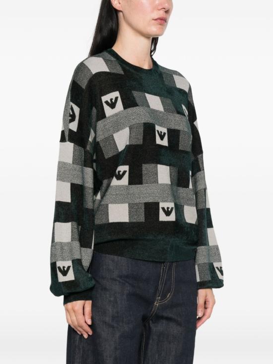  엠포리오 아르마니 스웨터 EW004692AF29550F8045 AI26 DARK GREEN - EMPORIO ARMANI